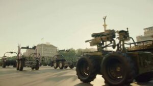 La Kiev, roboții și dronele au înlocuit soldații și tancurile la parada de Ziua Independenței